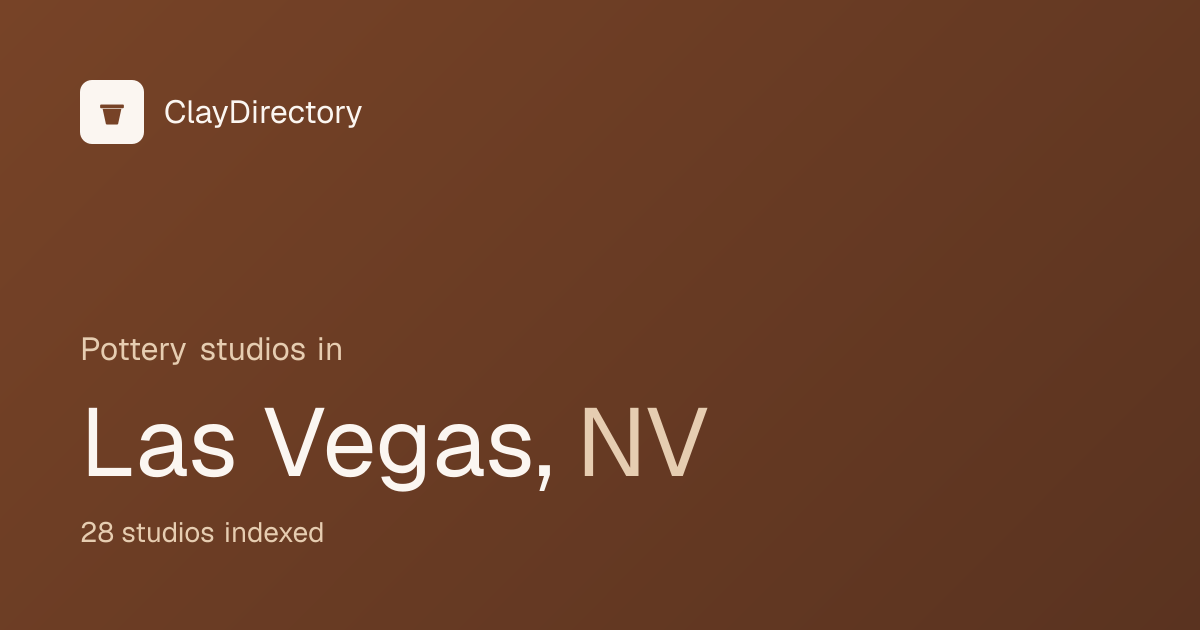 Pottery Studios in Las Vegas, Nevada | ClayDirectory